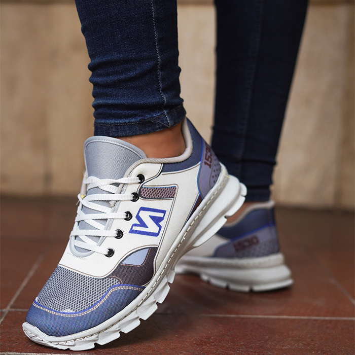 کفش ورزشی (T) سفید آبی نیو بالانس مردانه مدل 1530