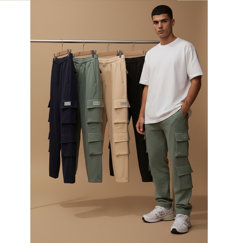 شلوار بنگال کارگو مردانه مدل HAMED-کرم