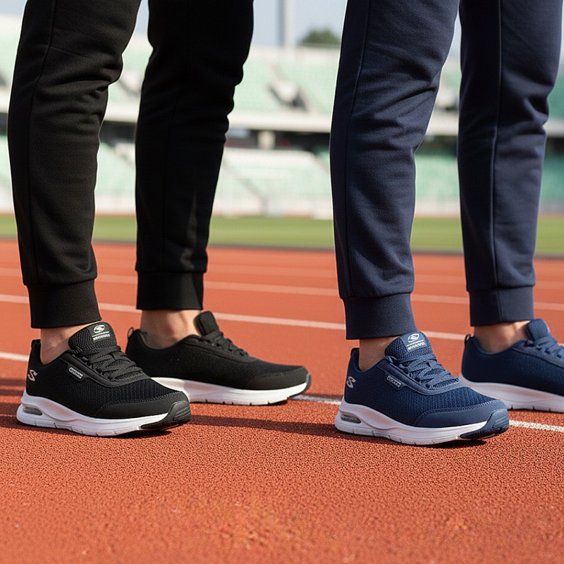 کفش ورزشی مردانه اسکچرز مدل Quantum -سرمه ای